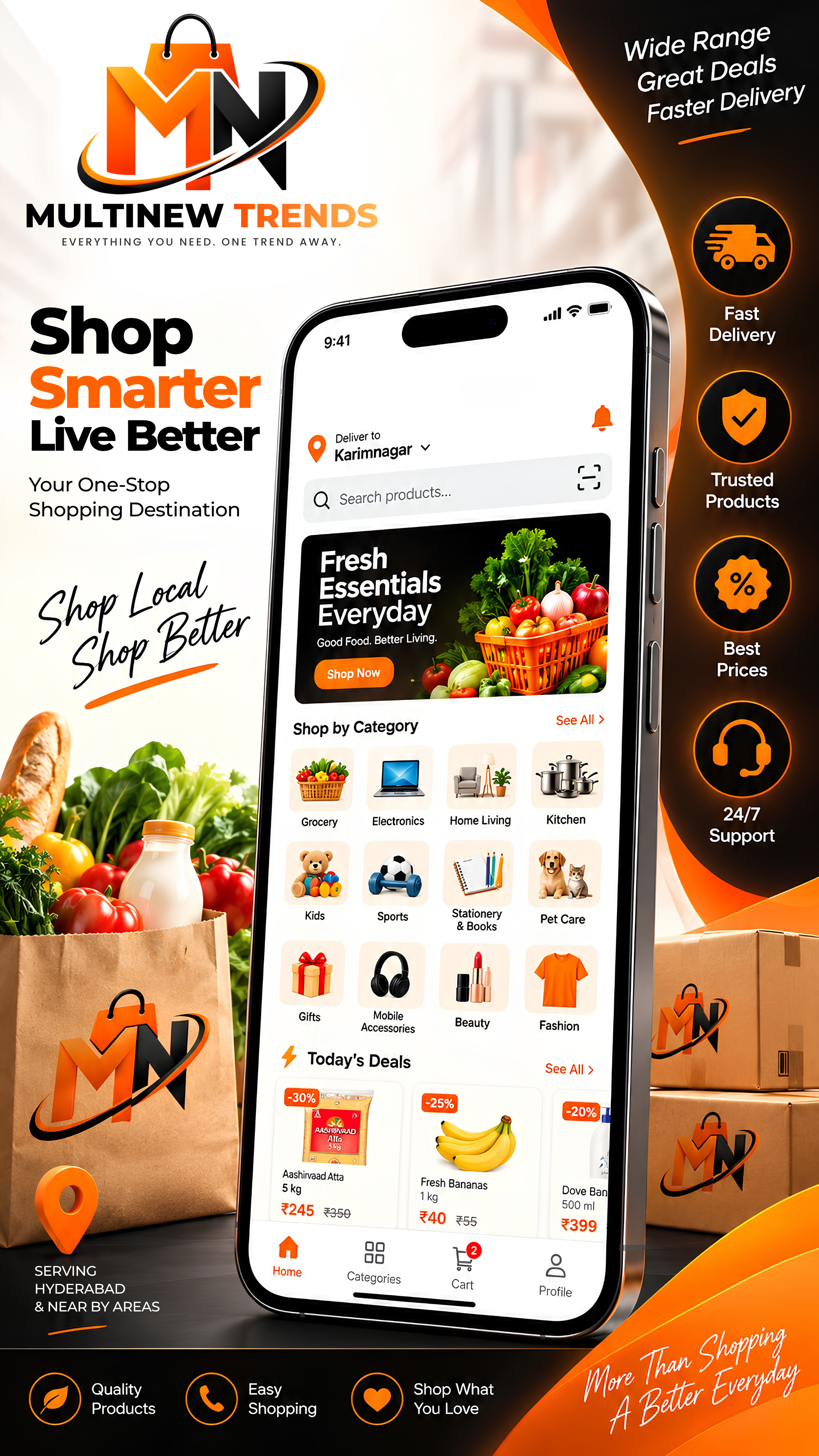 Multi New Trends Live Tracking